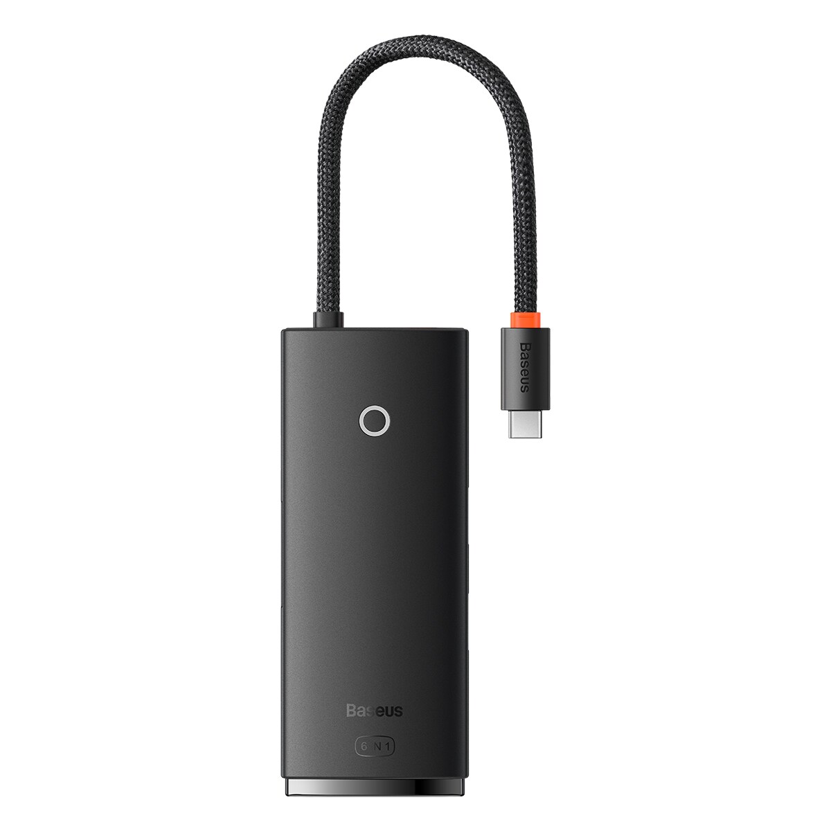 Baseus Lite USB C HUB - 2 x USB 3.0 / USB C PD / HDMI 1.4 / SD / TF, musta (WKQX050101)
