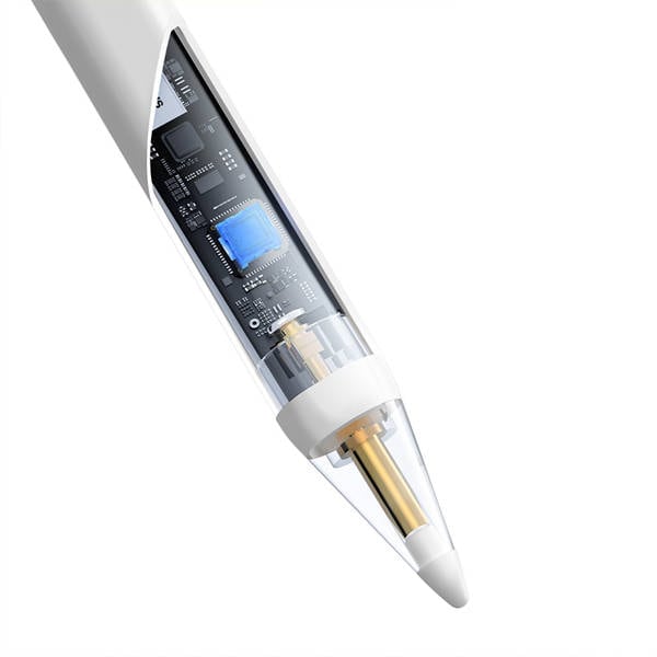 Baseus Smooth Writing 2 -kynä LED-ilmaisimella - valkoinen