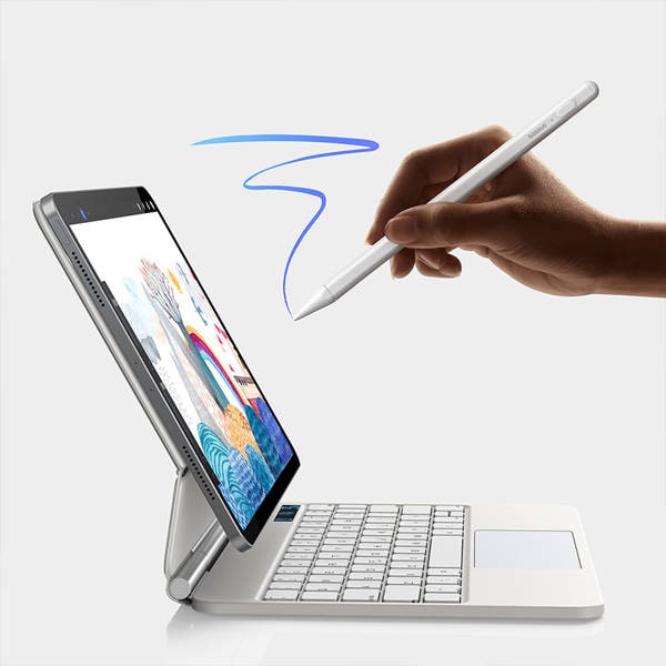 Baseus Smooth Writing 2 -kynä LED-ilmaisimella - valkoinen