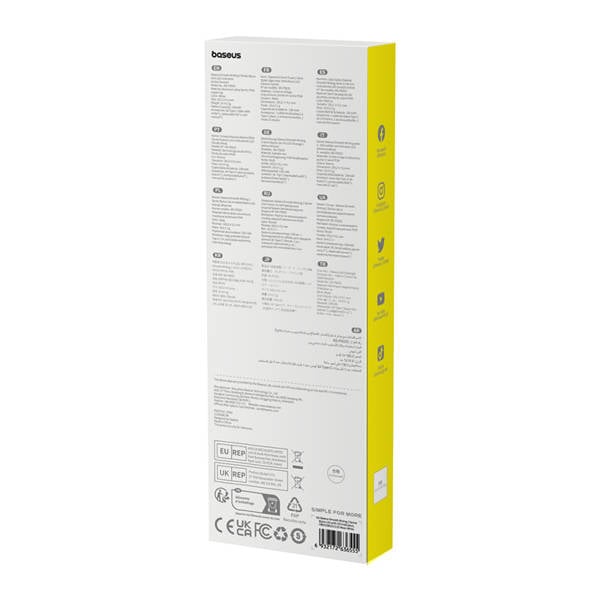 Baseus Smooth Writing 2 -kynä LED-ilmaisimella - valkoinen