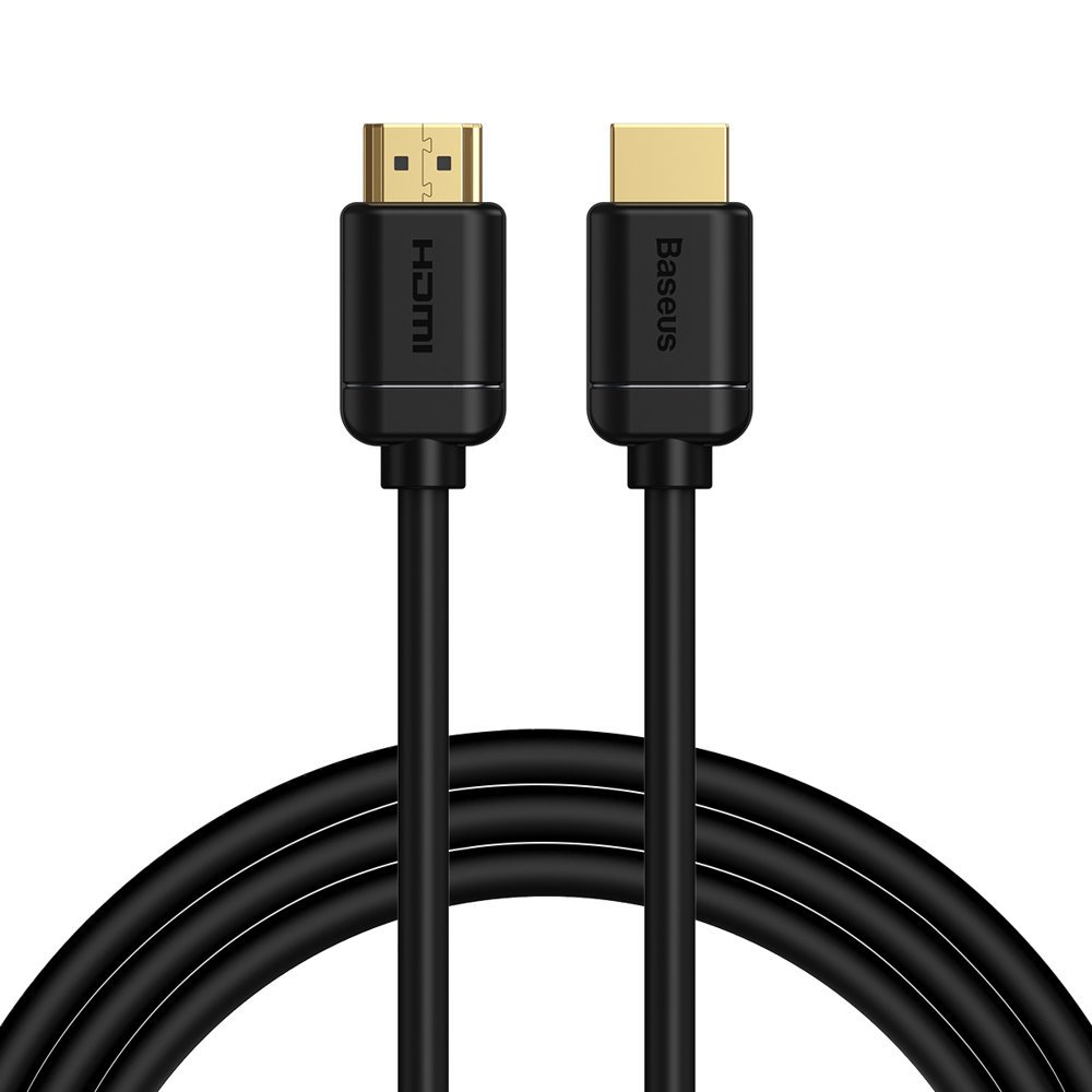 Baseus HDMI 2.0 kaapeli 4K 60 Hz 3D HDR 18 Gbps 2 m musta (CAKGQ-B01)