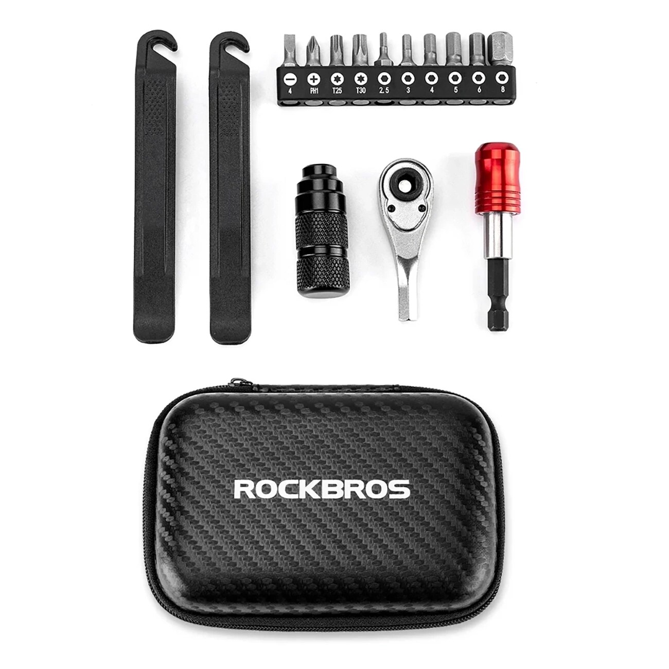 Rockbros 43210049001 polkupyörän korjaussarja - musta