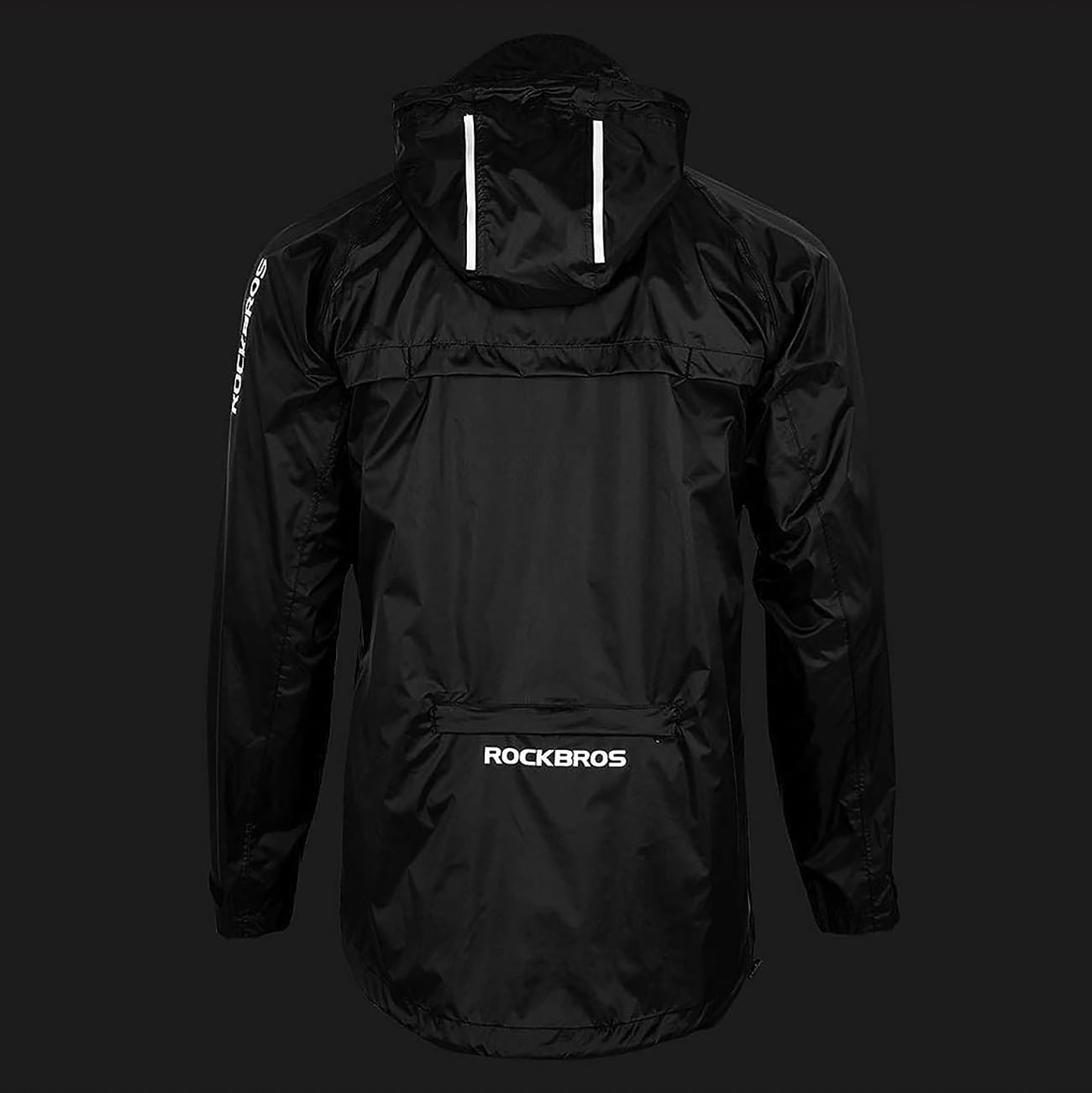 Rockbros YPY013BK3XL Sadetakki Hengittävä Tuulenpitävä XXXL - Musta
