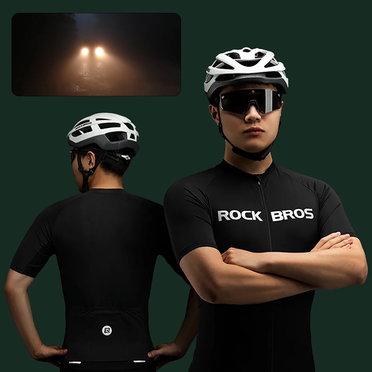 Rockbros 15120002004 Lyhythihainen Pyöräily Jersey XL - Musta