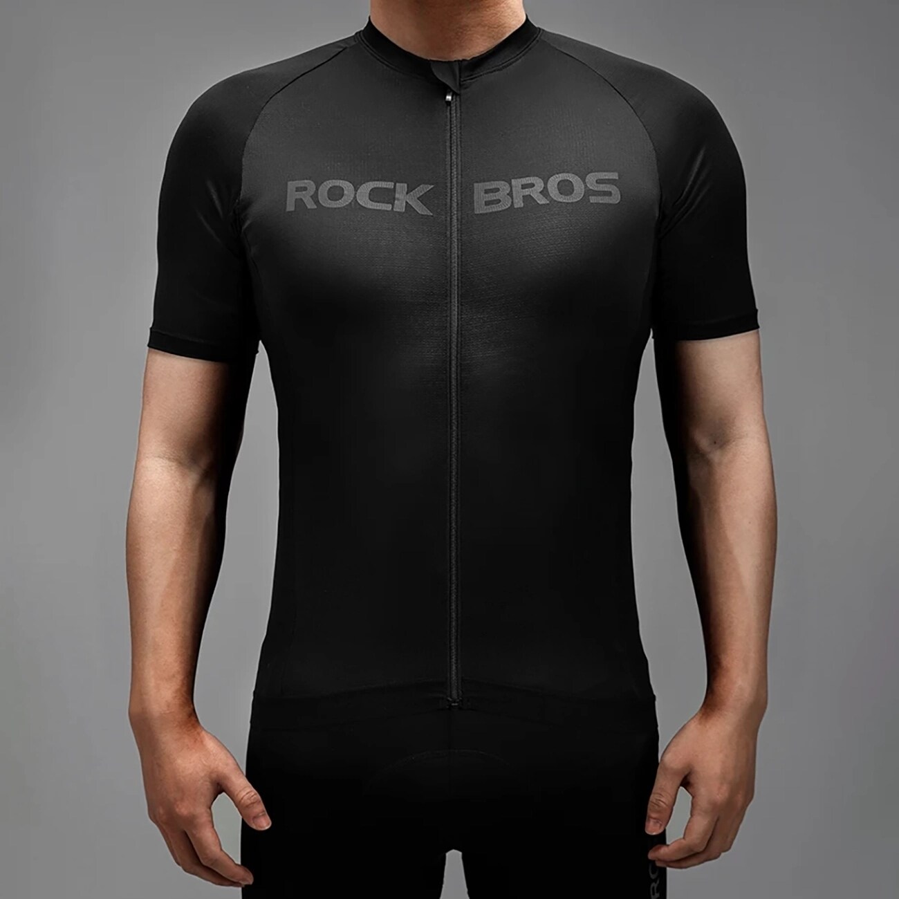 Rockbros 15120002007 Lyhythihainen Pyöräily Jersey XXXXL - Musta