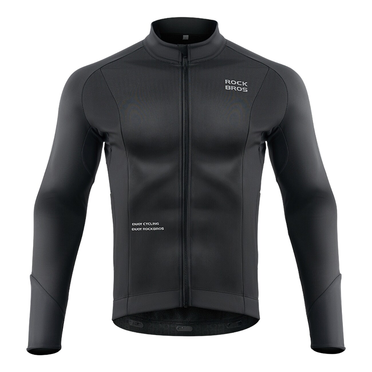 Rockbros 15400002002 Pitkähihainen syksy/talvi Pyöräily Jersey M - Musta