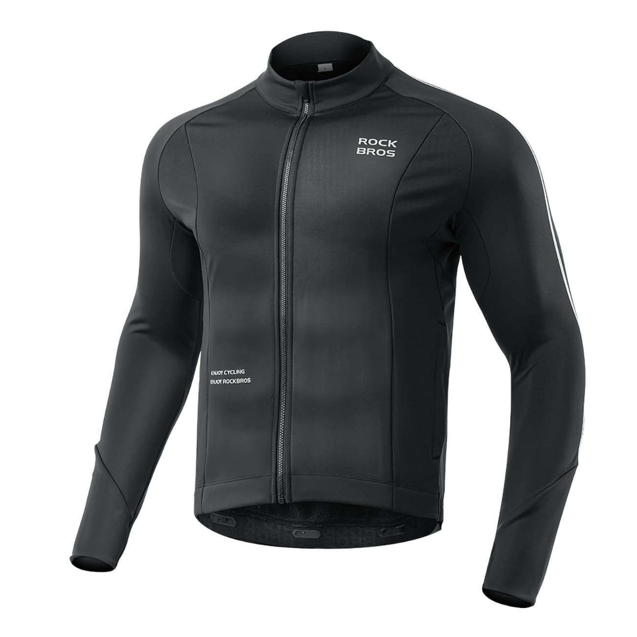 Rockbros 15400002003 Pitkähihainen syksy/talvi Pyöräily Jersey L - Musta