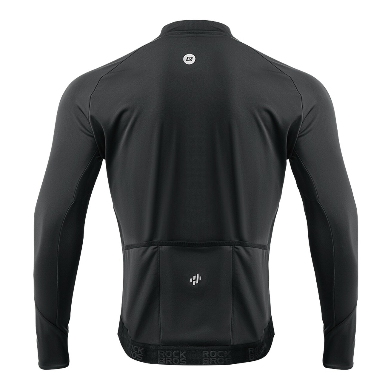 Rockbros 15400002005 Pitkähihainen syksy/talvi XXL Pyöräily Jersey - Musta