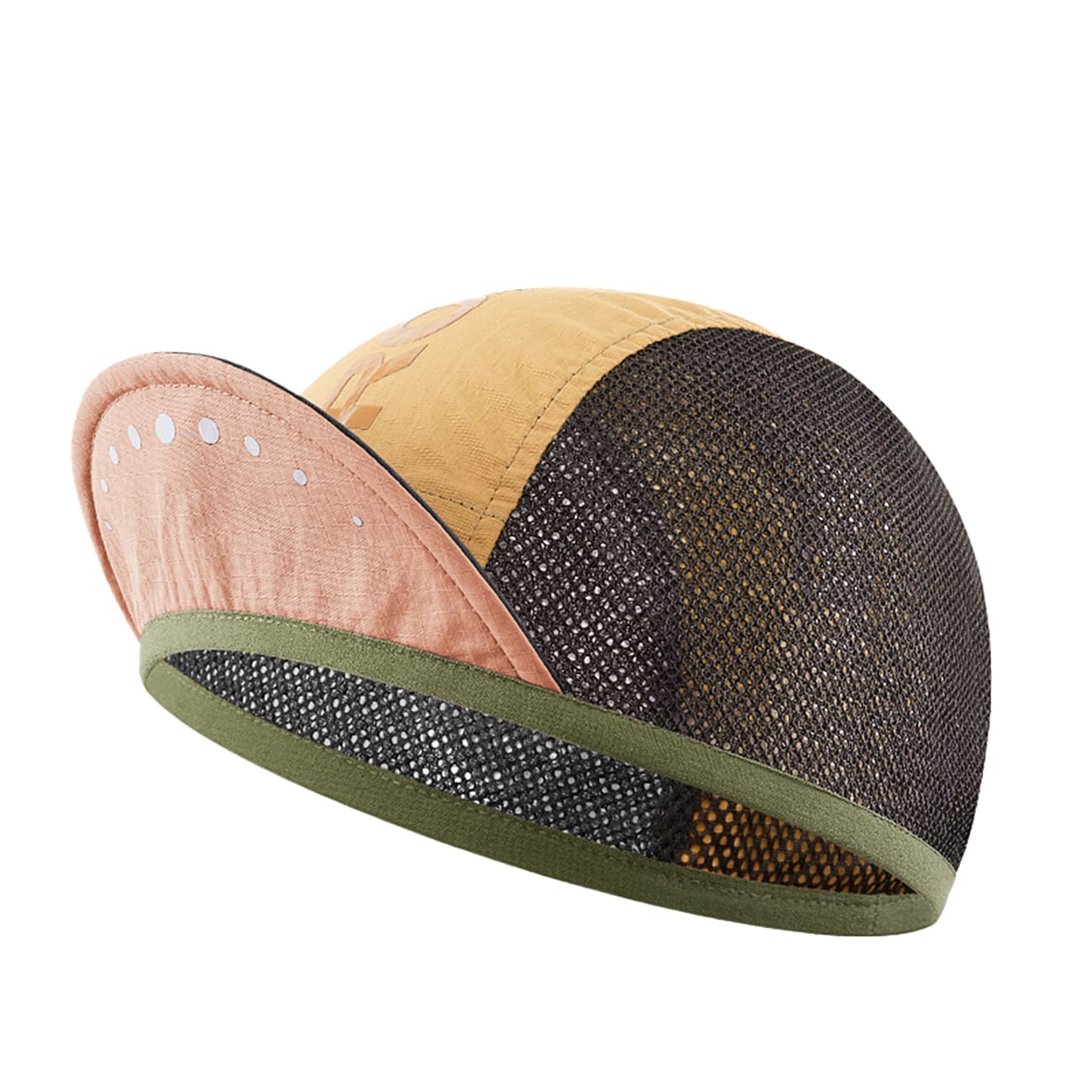 Rockbros Pyöräilylippis visiirillä, kypärän suojus - keltainen