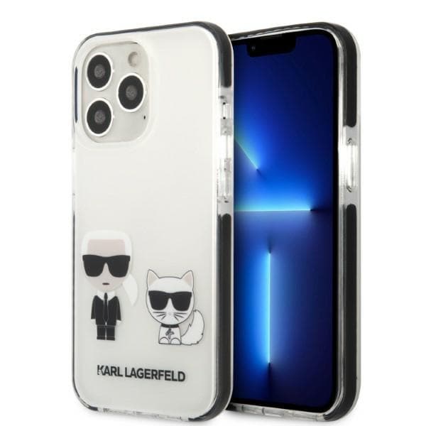 Karl Lagerfeld KLHCP13LTPEKCW iPhone 13 Pro/13 6.1" case white/white Karl & Choupette
