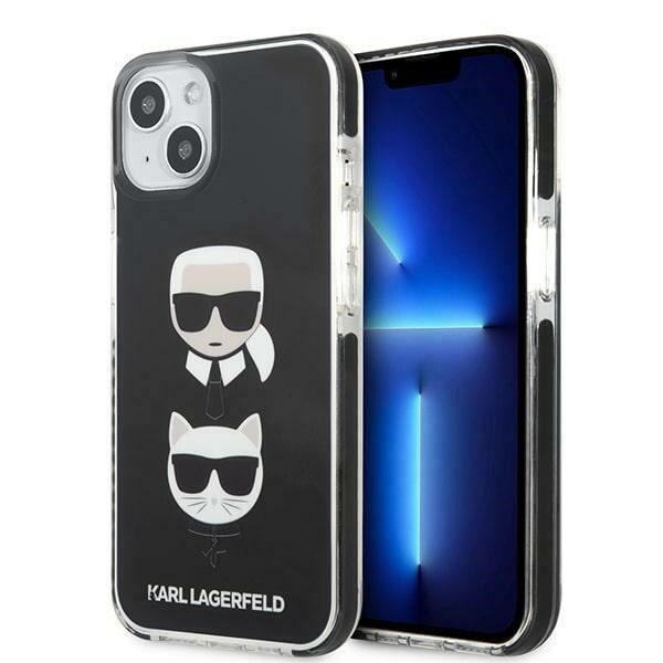 Karl Lagerfeld Karl&Choupette Head Case for iPhone 13 - musta