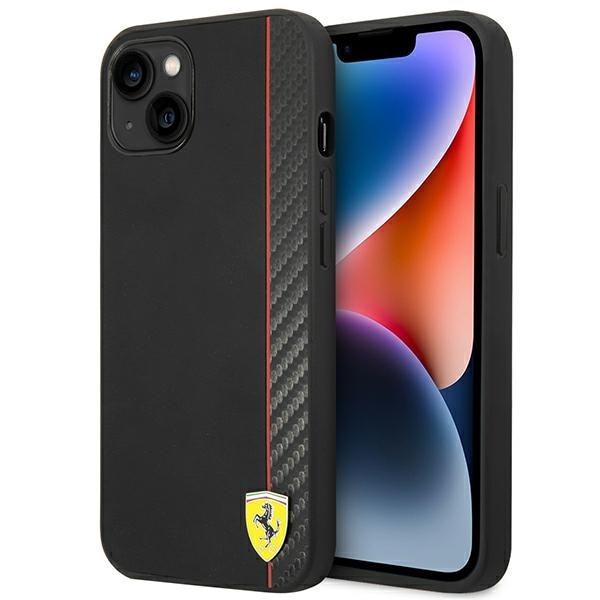 Ferrari FEHCP14MAXBK iPhone 14 Plus 6,7" musta/musta kovakotelo Carbon