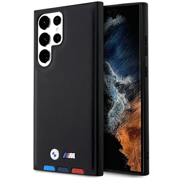 BMW BMHCS23L22PTDK S23 Ultra S918 musta/musta Nahkaleima Tricolor (Tricolor)