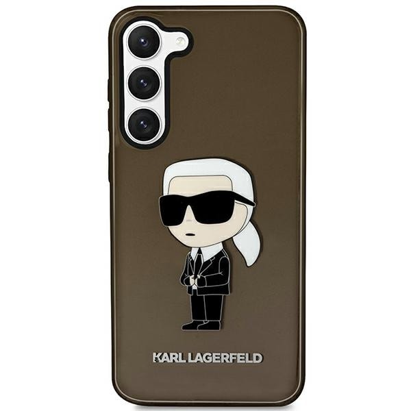 Karl Lagerfeld KLHCS23MHNIKTCK S23+ S916 musta/musta kovakotelo Ikonik Karl Lagerfeld Karl Lagerfeld