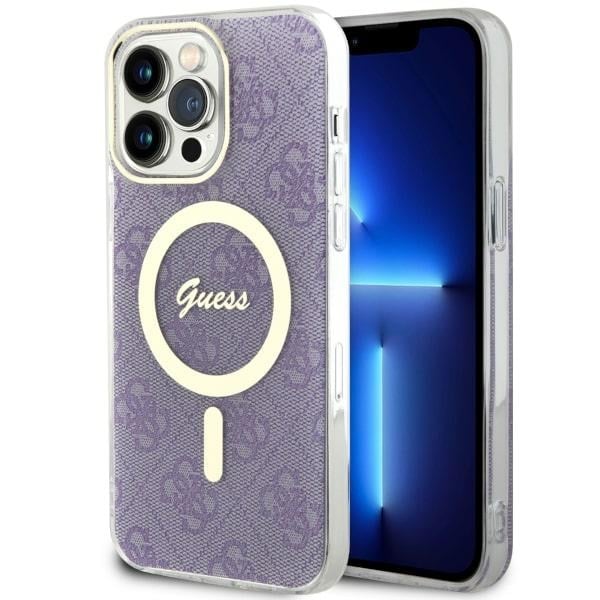 Guess GUHMP14XH4STU iPhone 14 Pro Max 6.7" violetti/lila kovakotelo 4G MagSafe