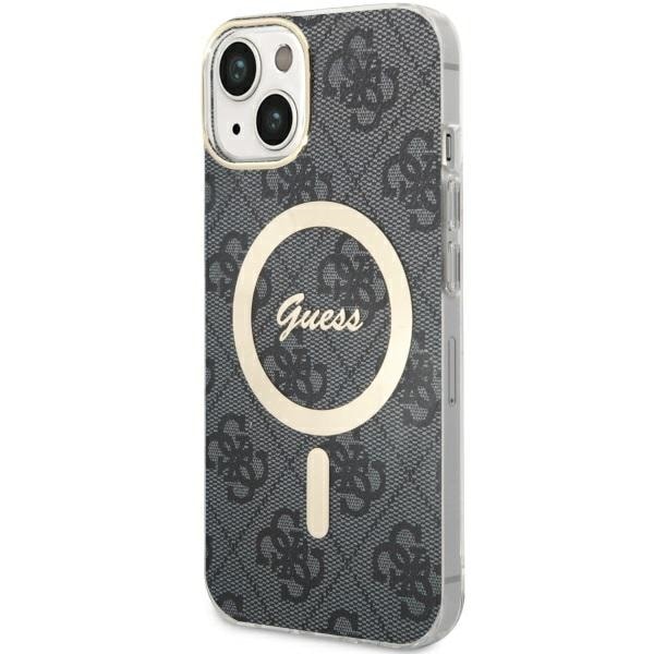 Guess 4G MagSafe -kotelo iPhone 14:lle - musta