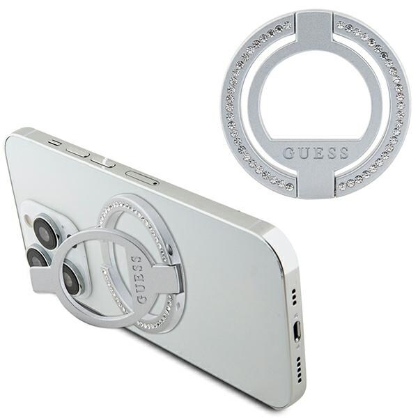 Guess MagSafe Ring Strassikivipidike - hopea