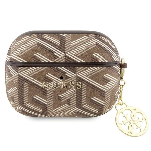 Guess GUAPPGCE4CW tapauksessa AirPods Pro - ruskea GCube Charm