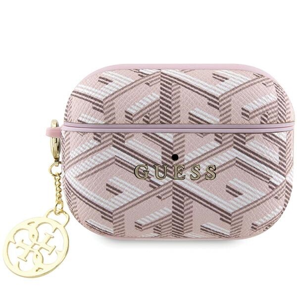 Guess GUAP2PGCE4CP tapauksessa AirPods Pro 2 kansi - vaaleanpunainen GCube viehätysvoima