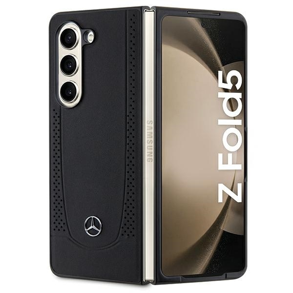 Mercedes Nahkainen Urban kotelo Samsung Galaxy Z Fold 5 - musta
