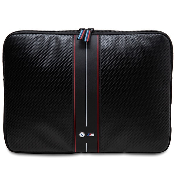 BMW Carbon & Red Stripe -hylsy 14" kannettavalle tietokoneelle - musta
