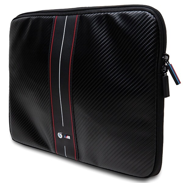BMW Carbon & Red Stripe -hylsy 14" kannettavalle tietokoneelle - musta