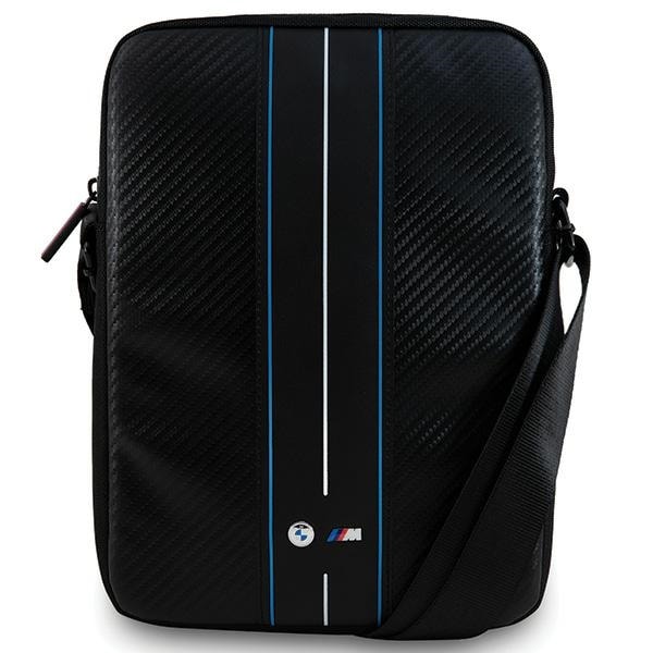 BMW Carbon & Blue Stripe laukku 10" tabletille - musta