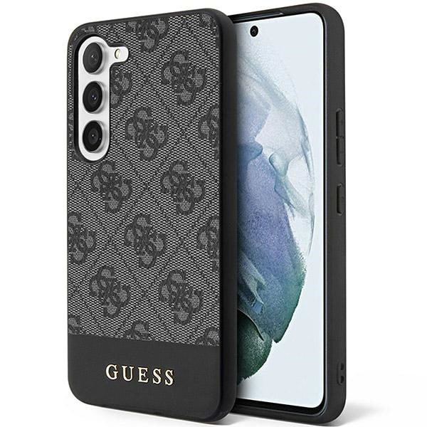 Guess 4G Stripe Collection -kotelo Samsung Galaxy S24+:lle - musta