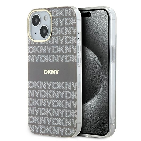 DKNY IML Mono & Stripe MagSafe tapauksessa iPhone 15 / 14 / 13 - beige
