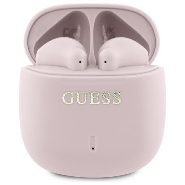 Guess GUTWSJ14ESGP Bluetooth TWS -kuulokkeet + telakointiasema, vaaleanpunainen, Classic Logo
