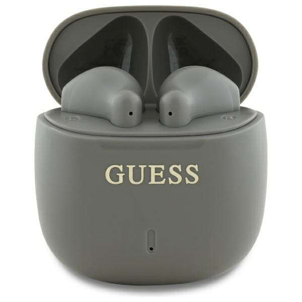 Guess Bluetooth-kuulokkeet GUTWSJ14ESGE TWS + telakointiasema taupe Painettu Classic Logo
