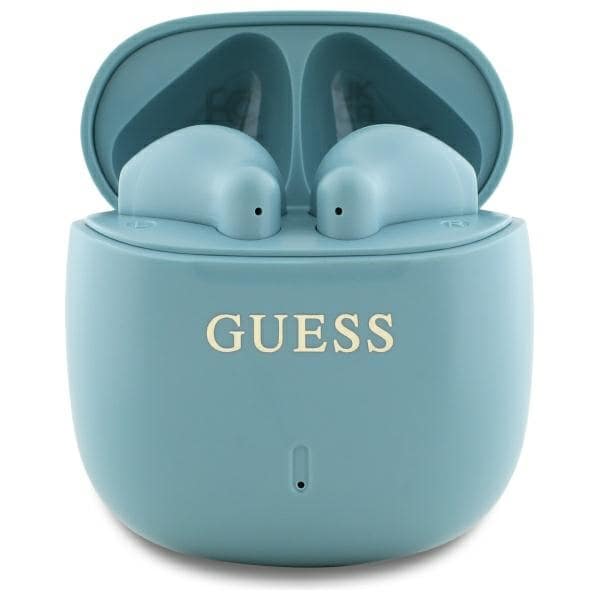 Guess Bluetooth-kuulokkeet GUTWSJ14ESGQ TWS + telakointiasema turkoosi Classic Logo