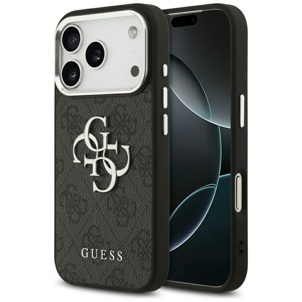 Guess 4G Big 4G Classic Logo kotelo iPhone 17 Pro Maxille - musta