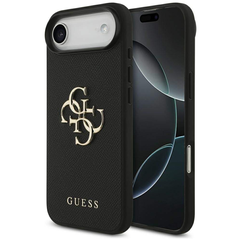Guess Rakeinen Big 4G & Classic Logo kotelo iPhone Airille - musta