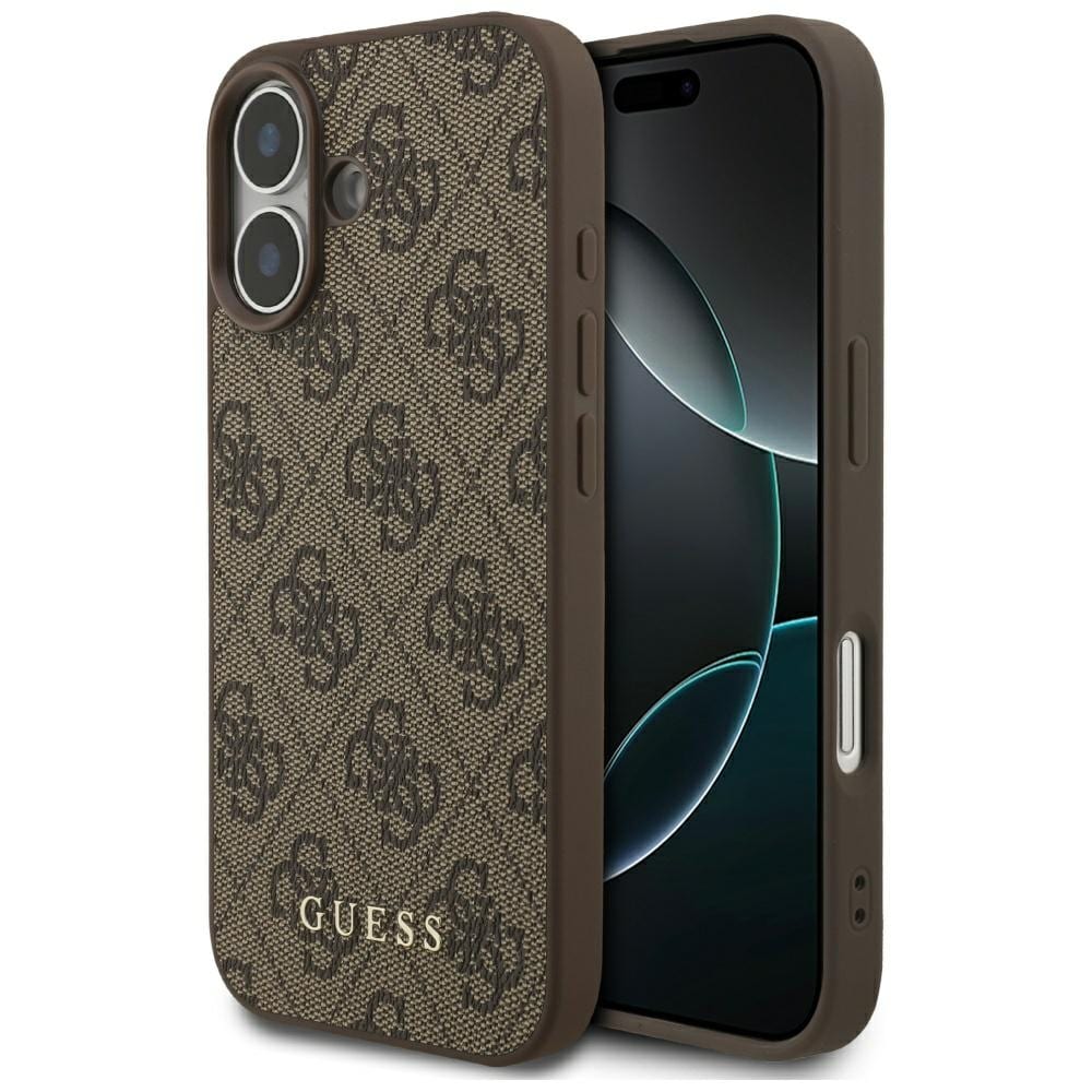 Guess 4G Classic Kotelo iPhone 17:lle - ruskea