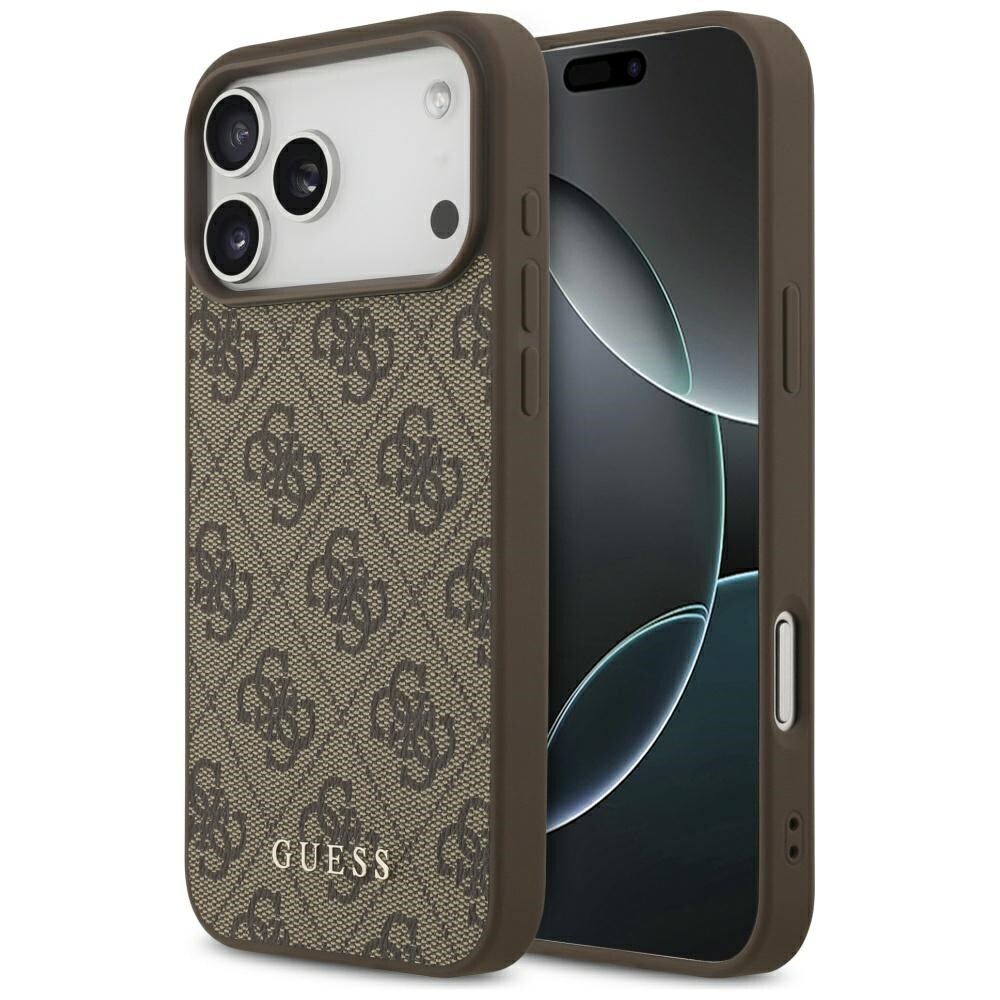 Guess 4G Classic Kotelo iPhone 17 Pro Maxille - Ruskea