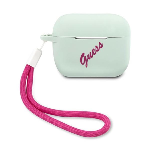 Guess GUACAPLSVSBF AirPods Pro -suojus sininen fuksia/sininen fuksia Silikoni vuosikerta silikoni