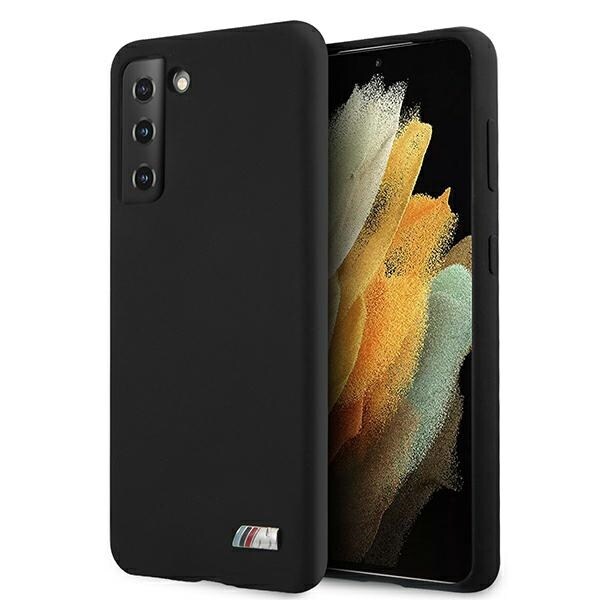 BMW Silikoni M Collection kotelo Samsung Galaxy S21+ - mustalle - musta