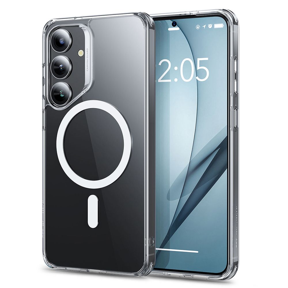 ESR Classic hybridi Halolock MagSafe kotelo Samsung Galaxy S25+ - läpinäkyvä