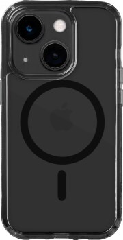 LAUT Crystal Matter - suojakotelo iPhone 14 Plus -puhelimelle, yhteensopiva MagSafen kanssa (musta)