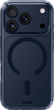 Laut Crystal Fluro MagSafe Case for iPhone 17 Pro Max - Clear Navy Blue - Kirkas laivastonsininen