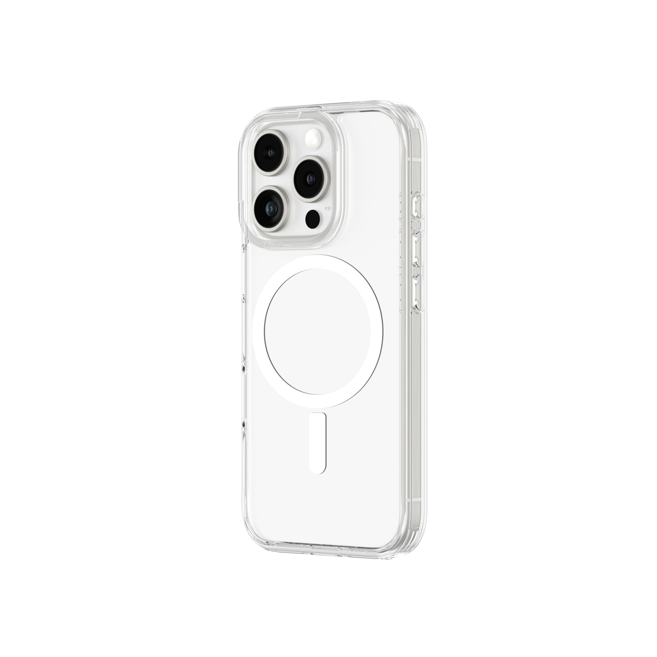 AmazingThing Minimal Mag Case magneettirenkaalla iPhone 16 Pro - läpinäkyvää