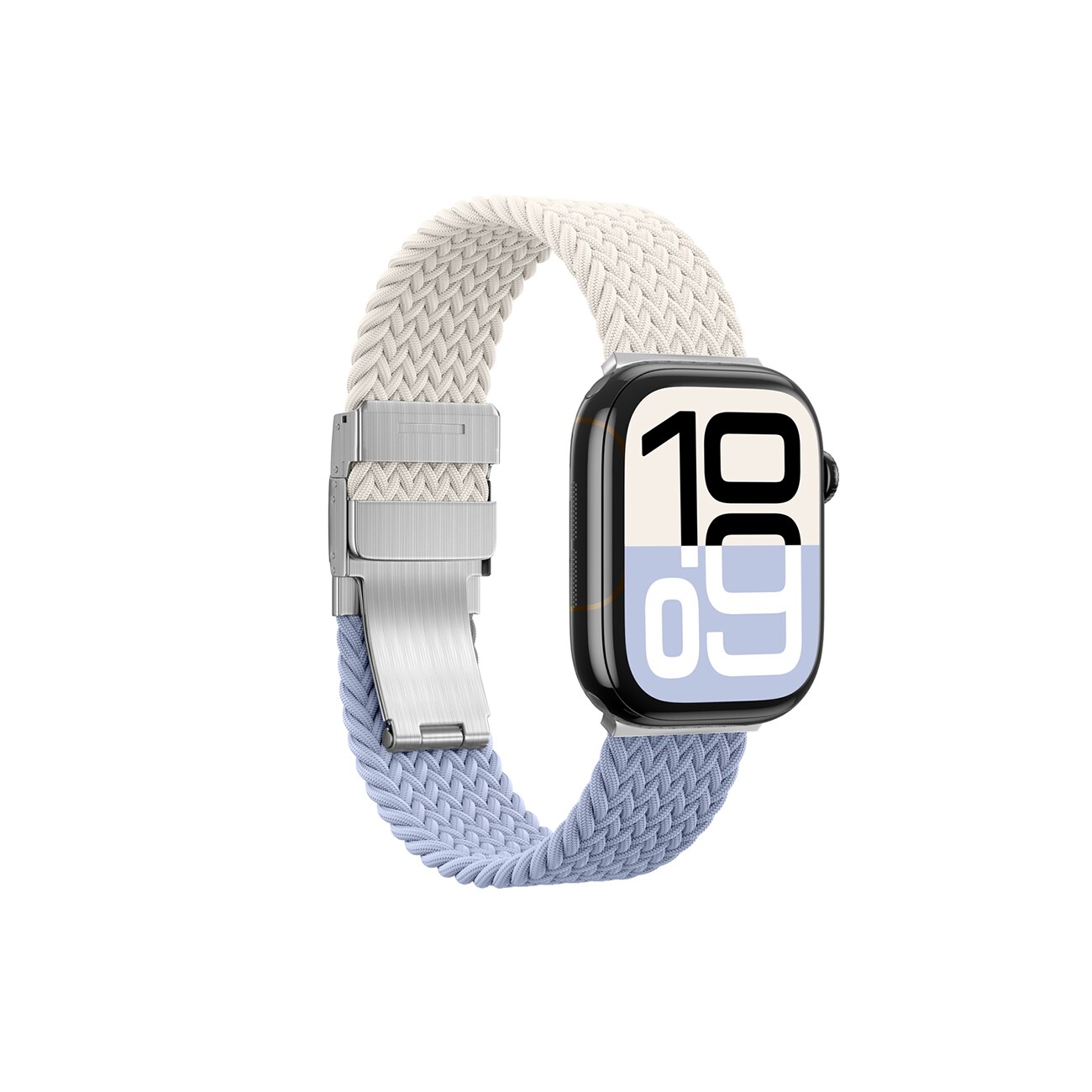 2 AmazingThing Blend -nauha Apple kellolle 45/46/49mm - Space Blue/Stellar - 2 kpl