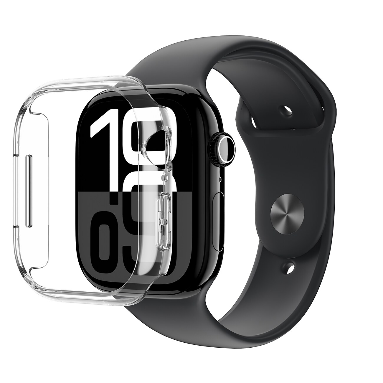 AmazingThing Minimaalinen tapaus Apple kellolle 46mm - Kirkas