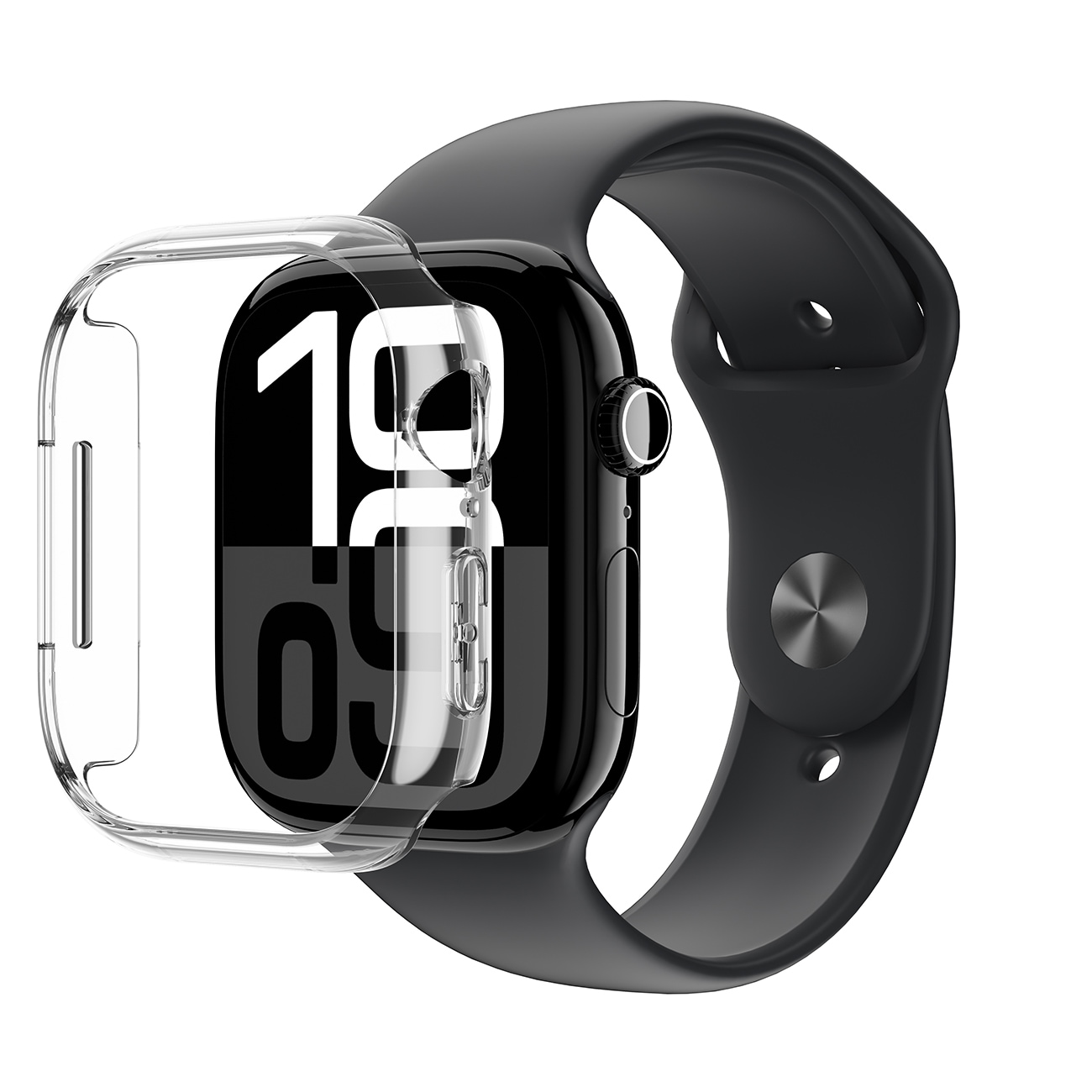AmazingThing Minimaalinen tapaus Apple kellolle 42mm - Kirkas