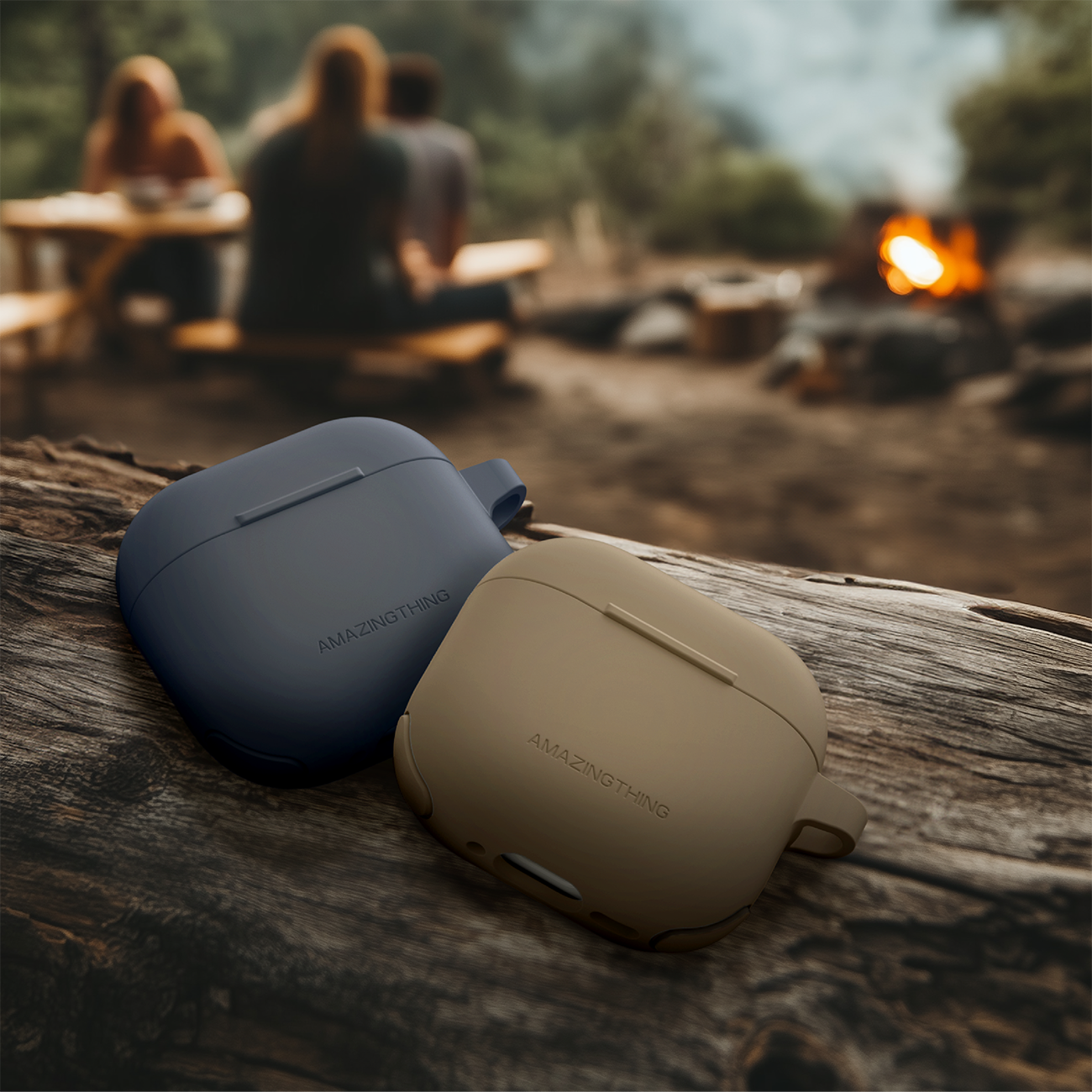 AmazingThing Omni -kotelo AirPods 4:lle - harmaa