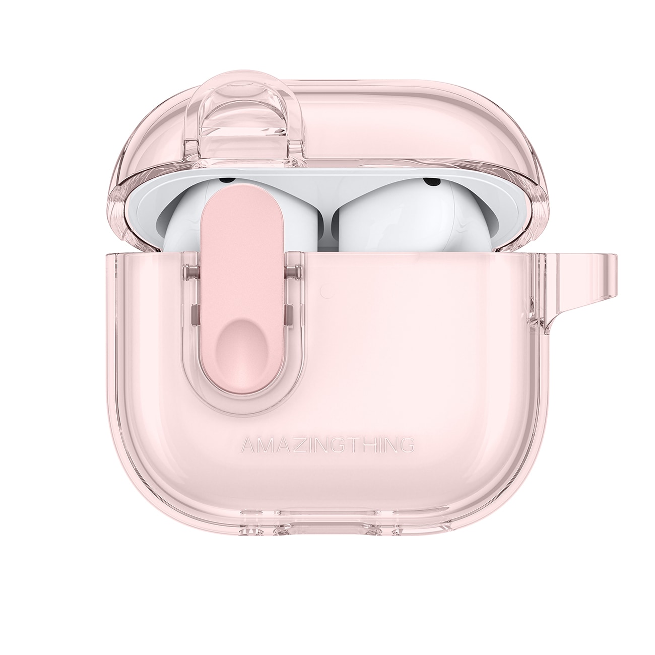 AmazingThing Minimal Case AirPods 4:lle - vaaleanpunainen