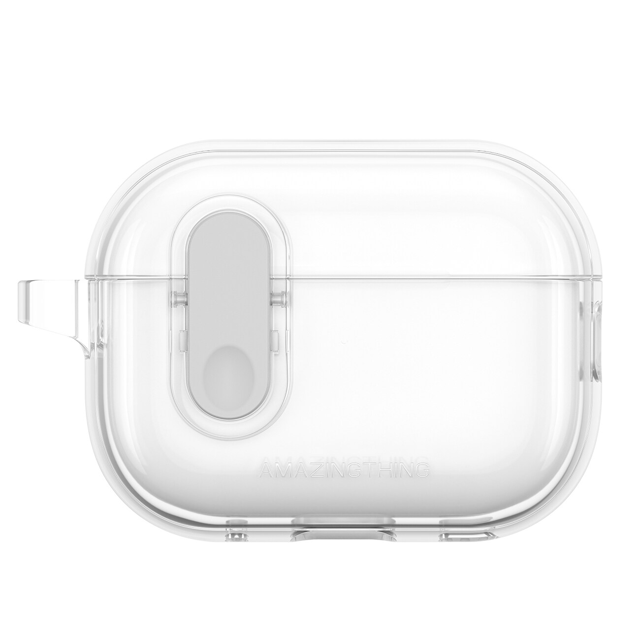 AmazingThing Minimal Case for AirPods Pro 2 Silikonikotelo - läpinäkyvä