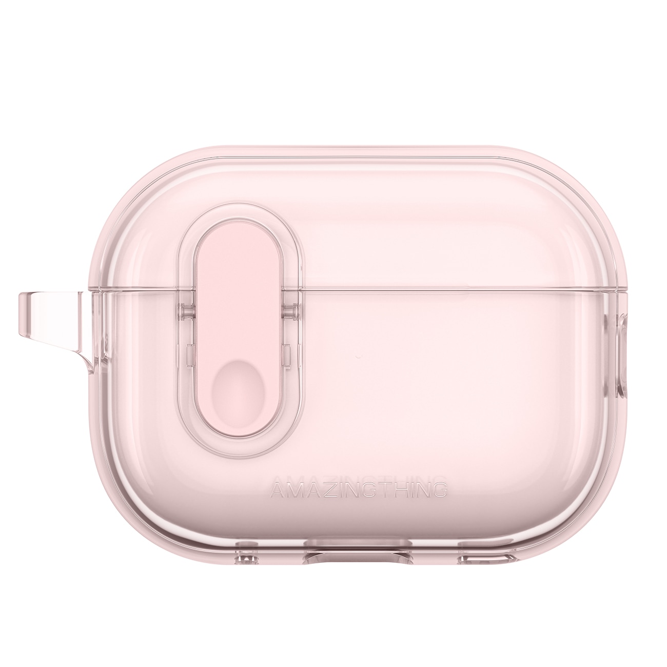 AmazingThing Minimal Case AirPods Pro 2:lle - vaaleanpunainen