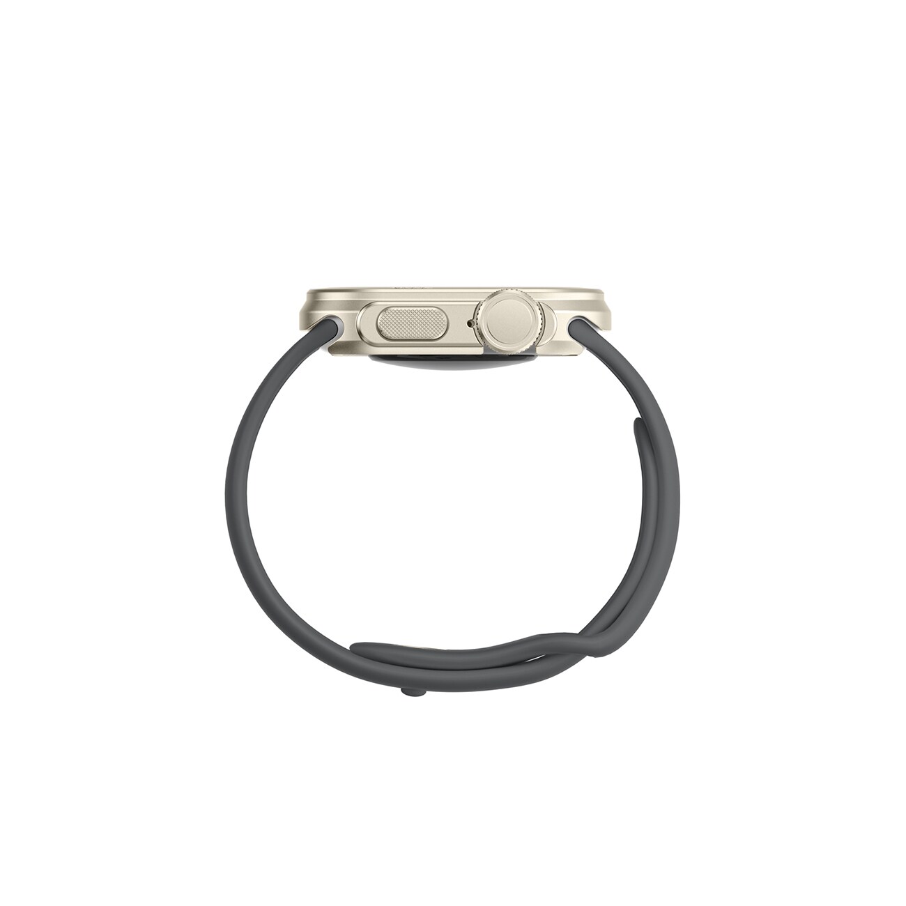 AmazingThing Titan Pro metallikotelo Apple Watch 11 46mm alumiini - titaani - Titanium